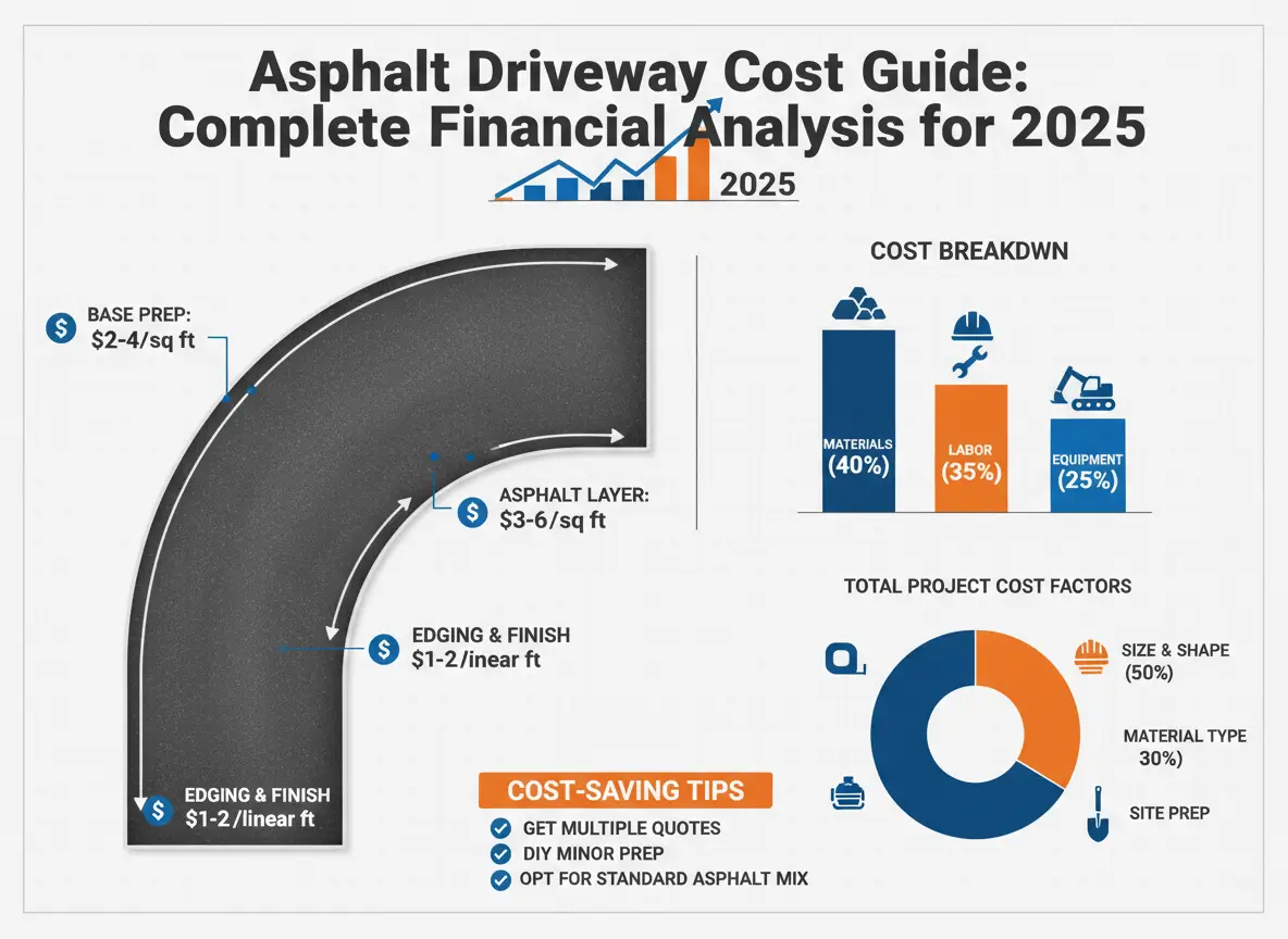 Asphalt Driveway Cost Guide: Complete Financial Analysis for 2025