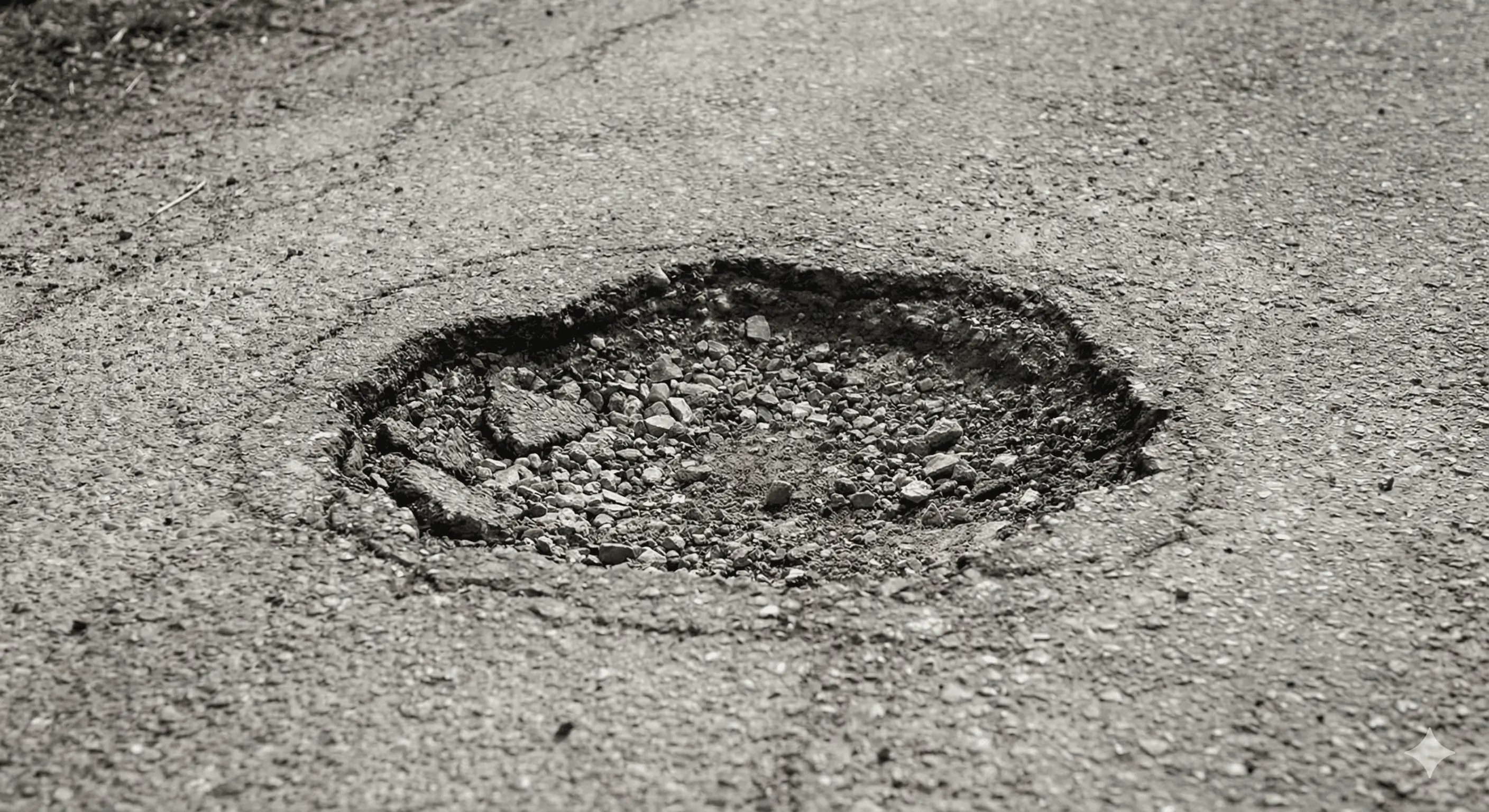 DIY pavement repair tools and materials