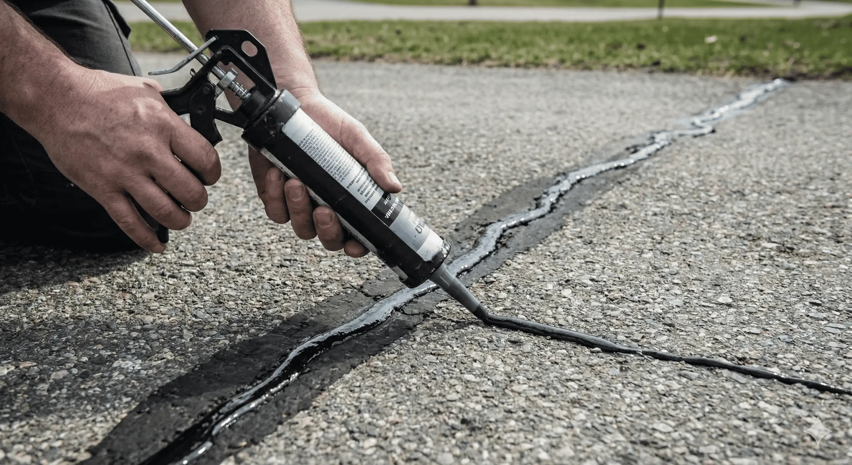 Crack sealing and concrete repair techniques